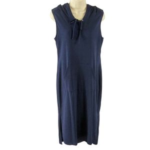 Soho Street navy hooded sleeveless dress